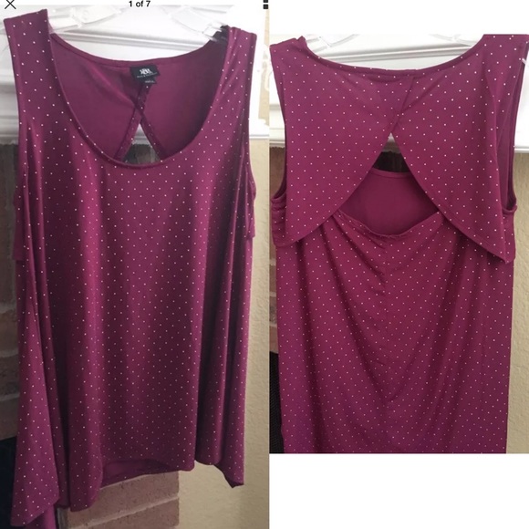 Rock & Republic Pink Purple Gold Sleeveless Small - Picture 1 of 8